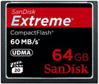 Sandisk Extreme 64GB 60MBs UDMA Compact Flash