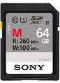 Sony 64GB M Series UHS-II SDXC Card