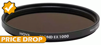 Price Drop on the Hoya 82mm PRO ND EX 1000 Filter